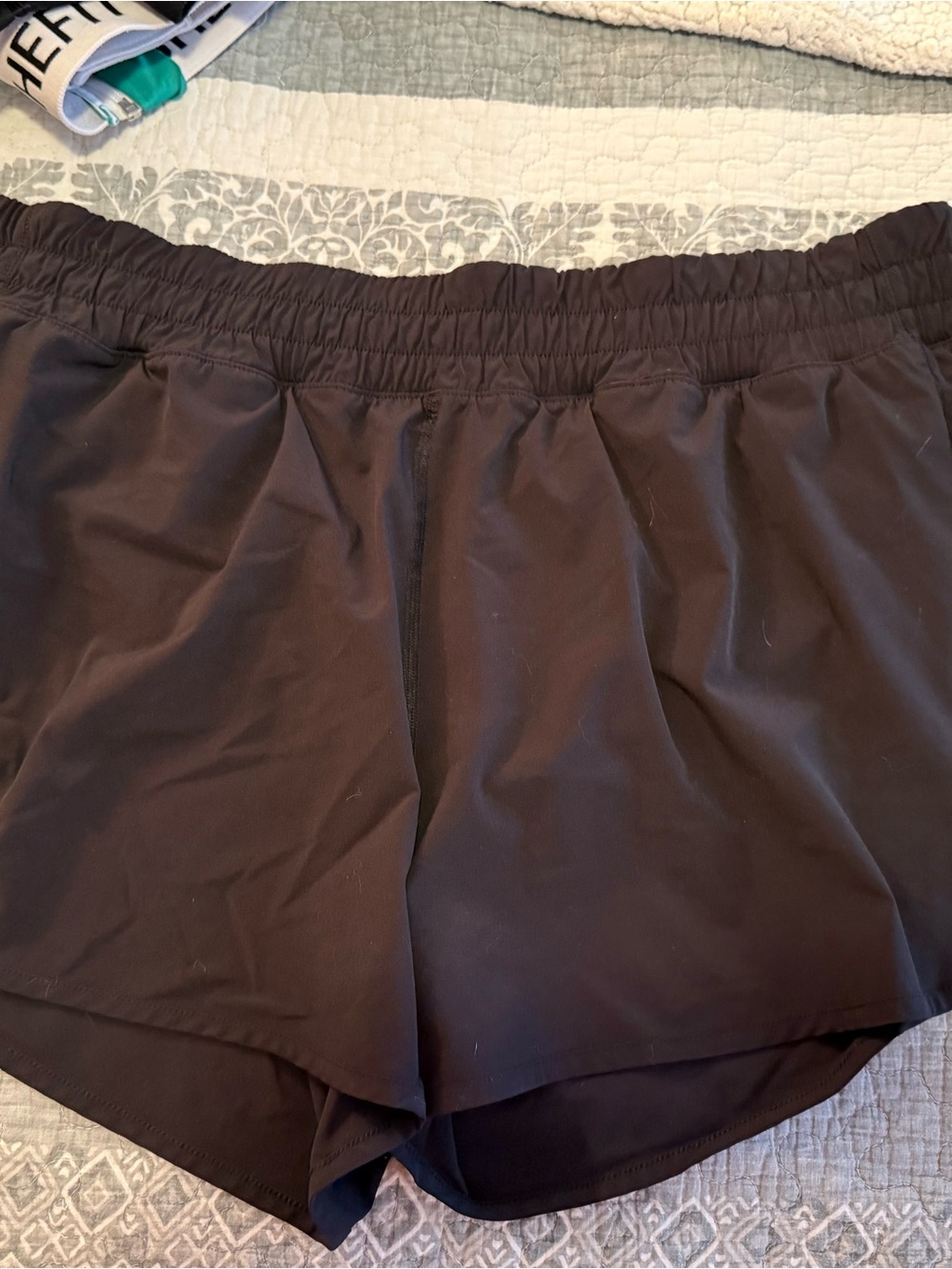 Makers Market Black Athletic Elastic-Waist Shorts